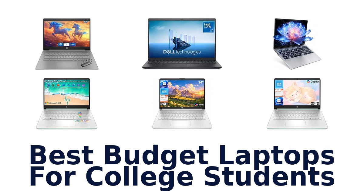 Best Budget Laptops For College Students