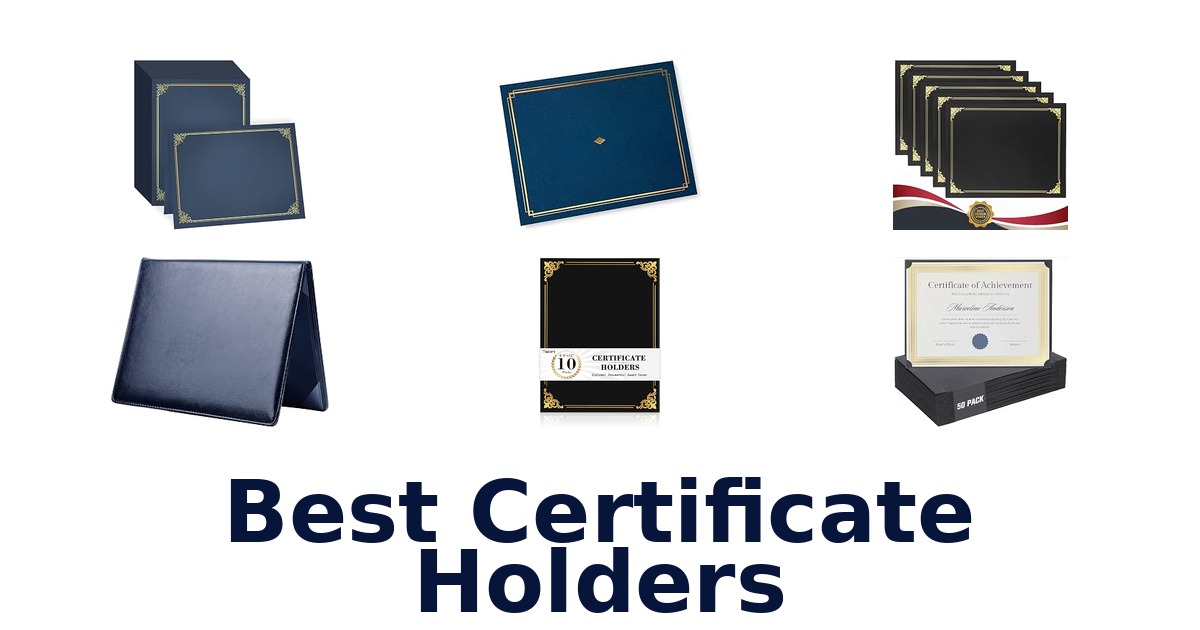 Best Certificate Holders
