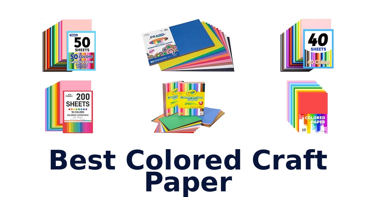 Best Colored Craft Paper