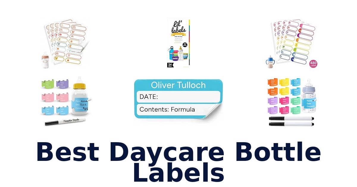 Best Daycare Bottle Labels