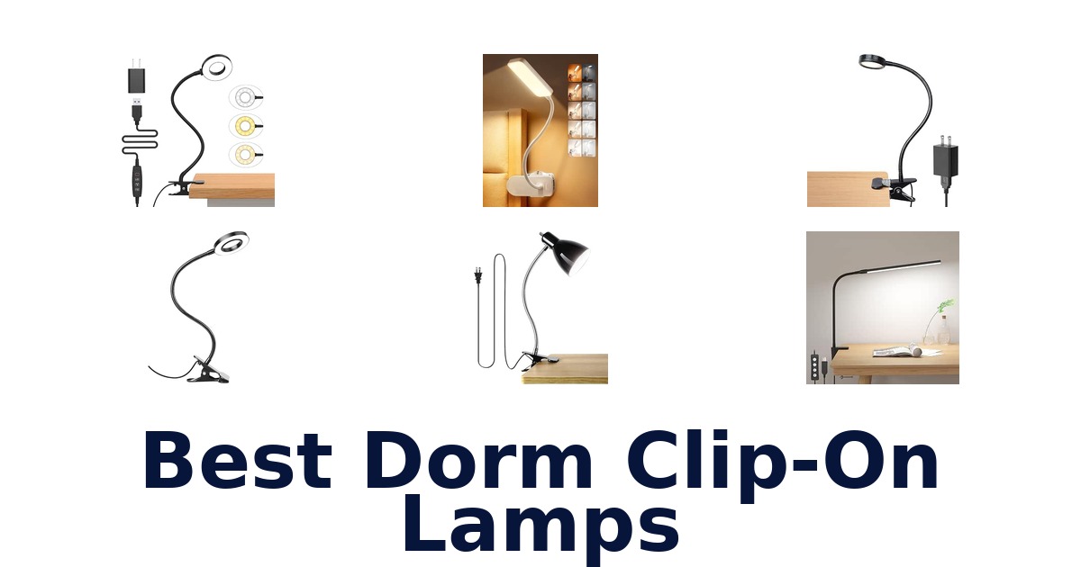 Best Dorm Clip-On Lamps
