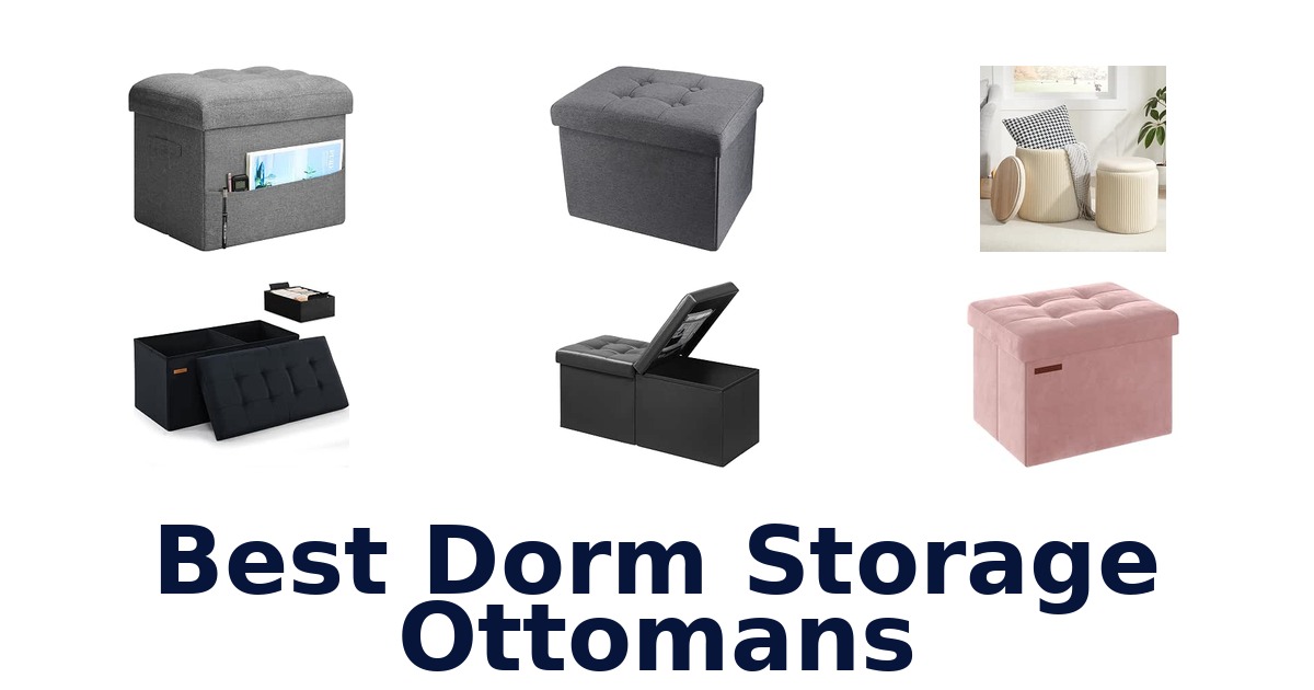 Best Dorm Storage Ottomans