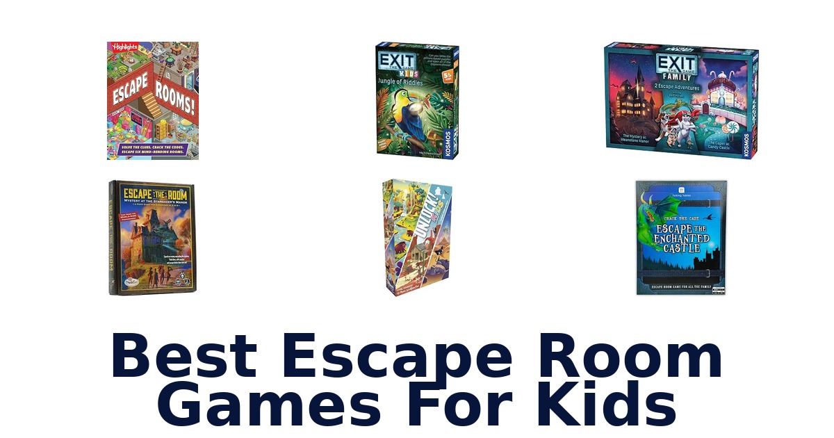Best Escape Room Games For Kids