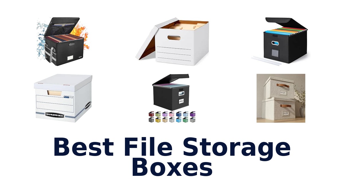 Best File Storage Boxes