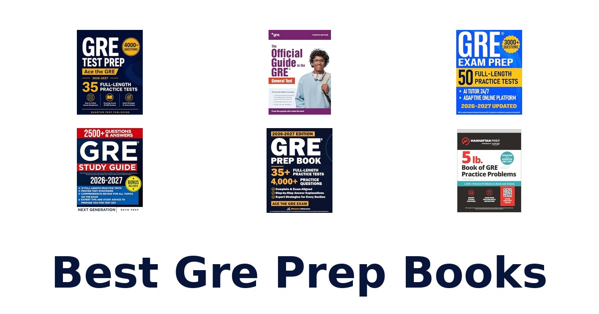 Best Gre Prep Books