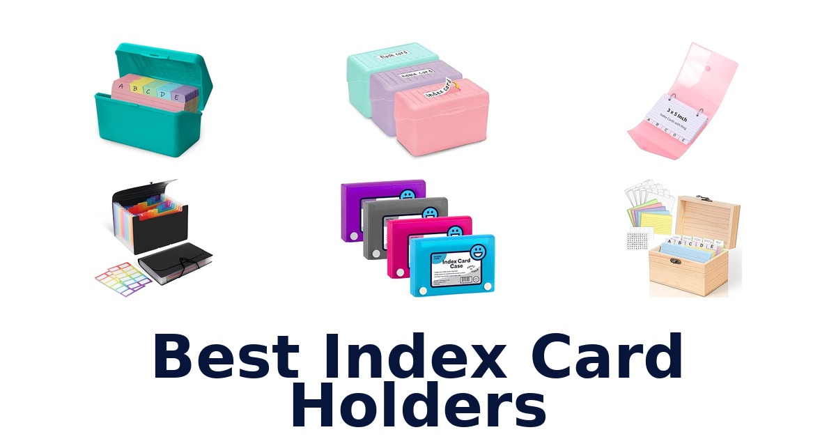Best Index Card Holders