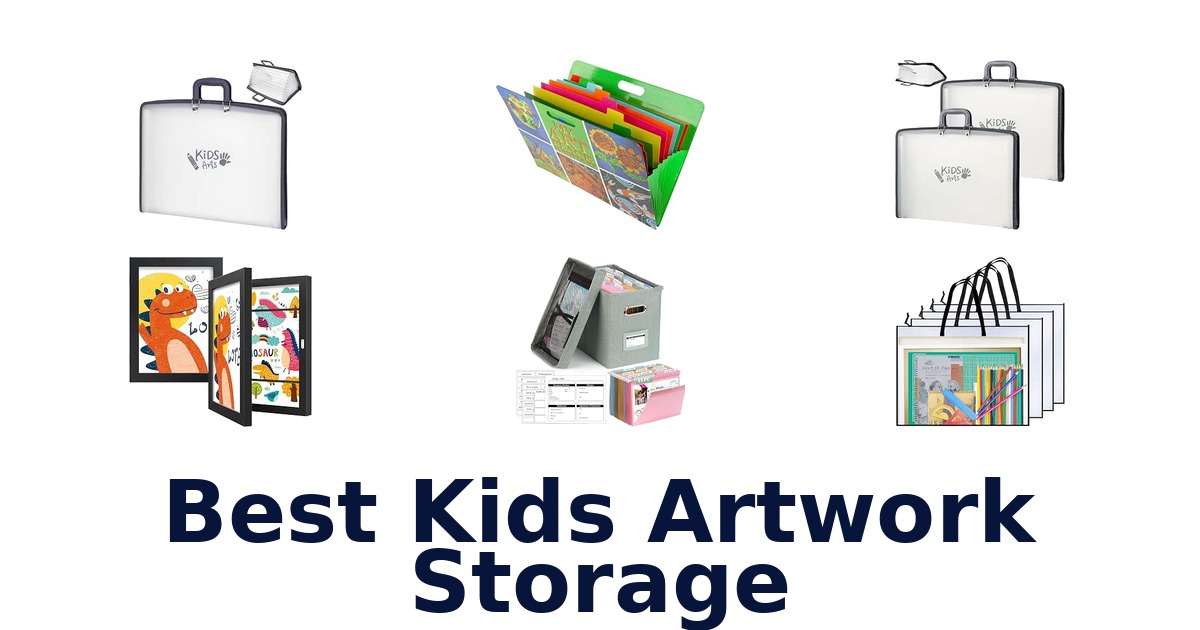 Best Kids Artwork Storage