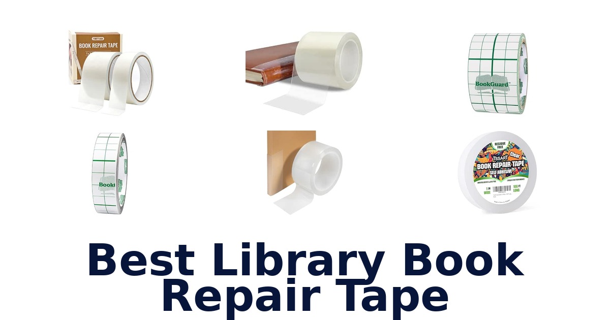 Best Library Book Repair Tape