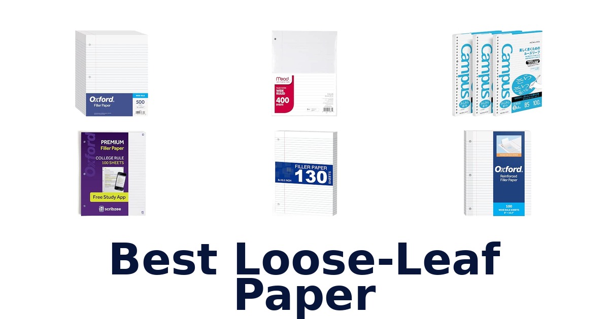 Best Loose-Leaf Paper
