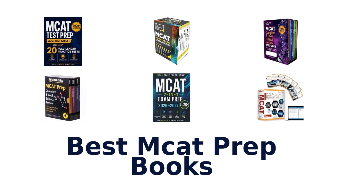 Best Mcat Prep Books