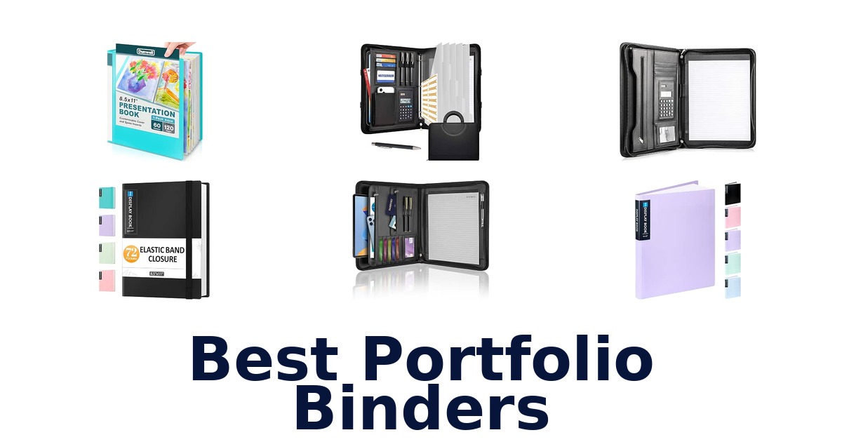 Best Portfolio Binders