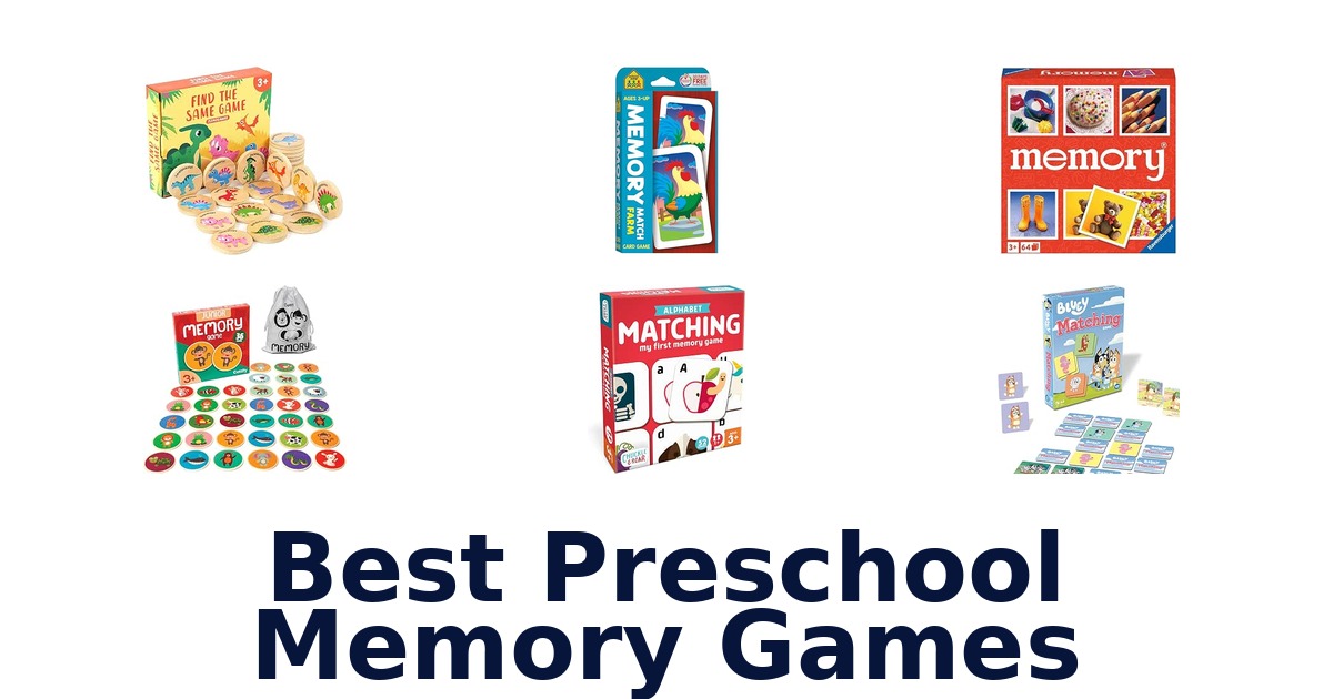 Best Preschool Memory Games