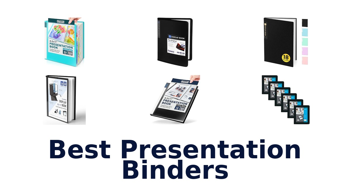 Best Presentation Binders