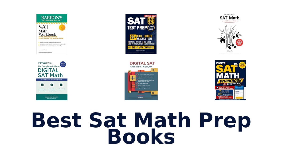 Best Sat Math Prep Books