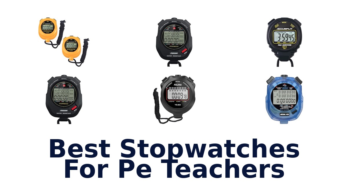 Best Stopwatches For Pe Teachers