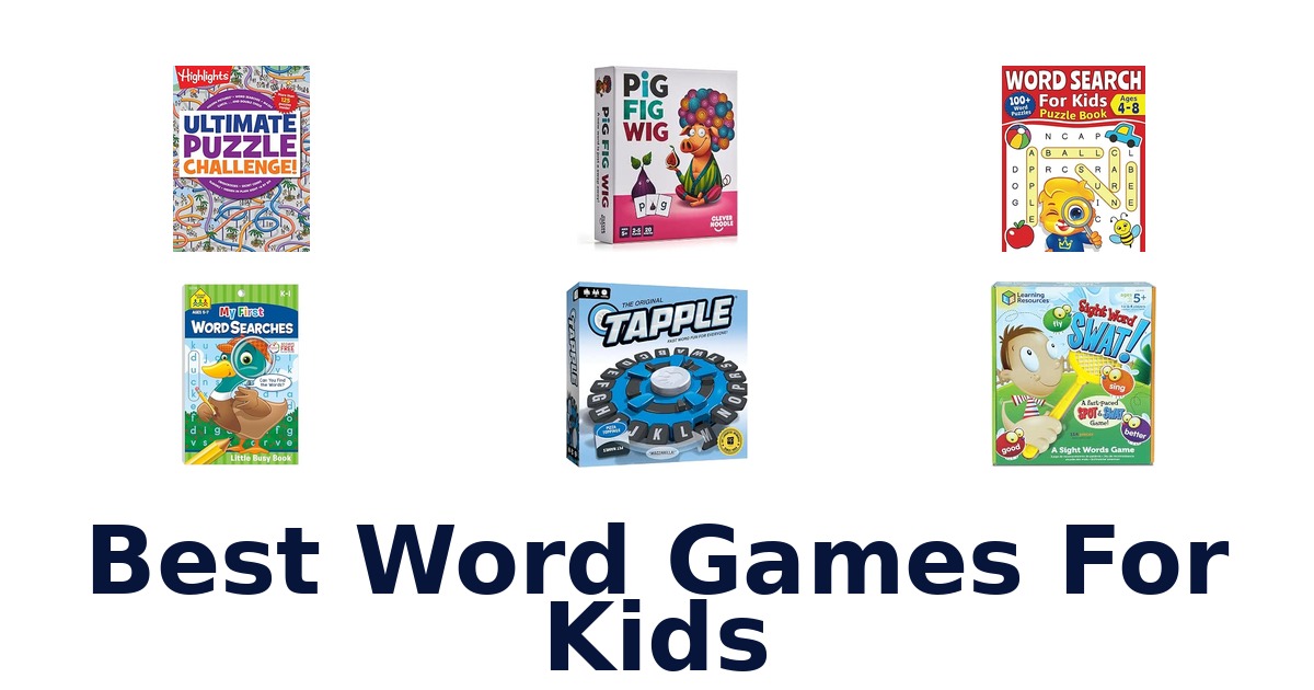Best Word Games For Kids